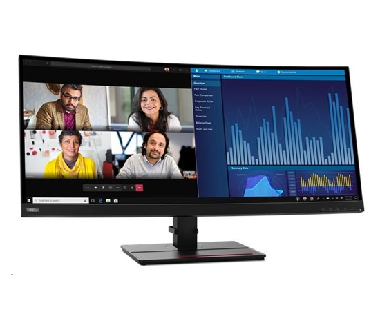 LENOVO LCD P34w-20 + MC50 - 34.14",IPS,matný,21:9,3440x1440,178/178,4ms,300cd/m2,1000:1,DP,HDMI,RJ45,USB,VESA,Pivot