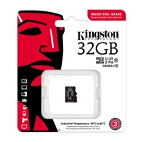 Kingston MicroSDHC karta 32GB Industrial C10 A1 pSLC Card Single Pack