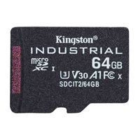 Kingston MicroSDXC karta 64GB microSDXC Industrial C10 A1 pSLC Card Single Pack