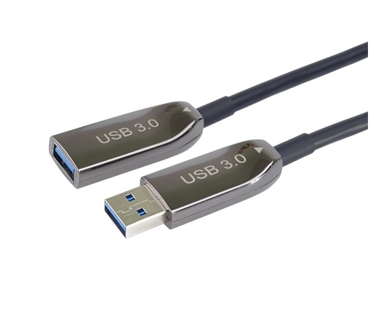 PremiumCord prodlužovací optický AOC kabel USB 3.0  A/Male - A/Female, 7m