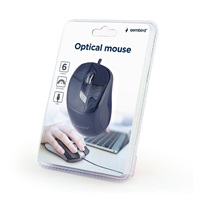 GEMBIRD myš MUS-6B-01, USB, černá