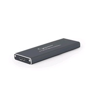 GEMBIRD externí box pro M.2 disky, USB 3.0, hliník, černá