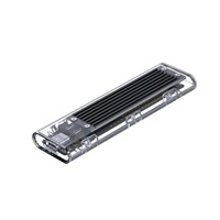 GEMBIRD externí box pro M.2 NVMe disky, USB 3.0, hliník a plast, černá