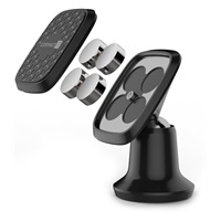 CONNECT IT univerzální magnetický držák do auta InCarz 4Ultra, 4 magnety, černá