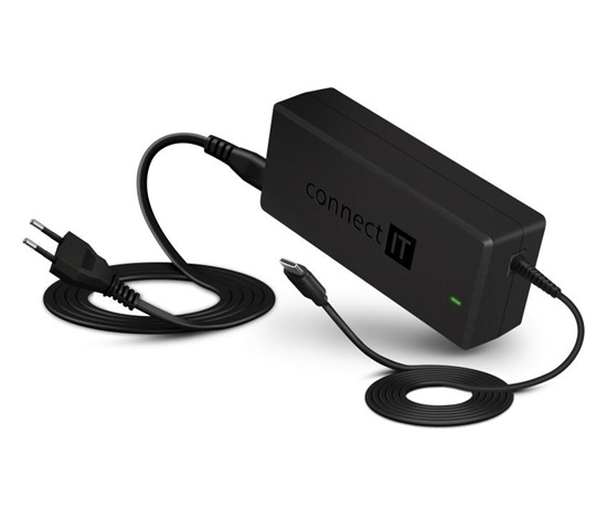 CONNECT IT univerzální notebookový adaptér MacPower, USB-C, PD 65 W