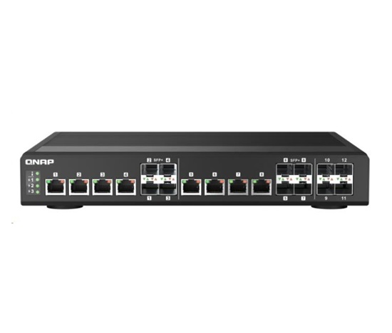 QNAP switch QSW-IM1200-8C (8x10GbE SFP+/RJ45/4x10GbE SFP+)