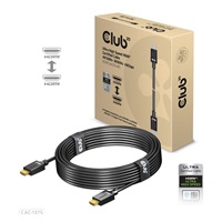 Club3D Ultra Rychlý HDMI™ Certifikovaný, 4K120Hz 8K60Hz 48Gbps M/M 5m/16.4ft, 28 AWG