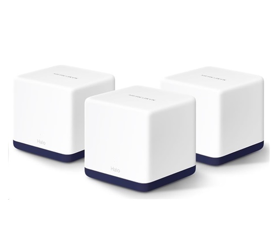 MERCUSYS Halo H50G(3-pack) Aginet WiFi5 Mesh (AC1900,2,4GHz/5GHz,3xGbELAN/WAN)