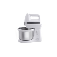 Orava SL-500 C ruční šlehač s nádobou, 500 W, 85 dB, 5 rychlostí, 2.5 l objem mísy, pulzní spínač, bílá