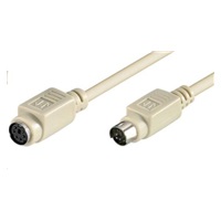 PREMIUMCORD Prodlužovací kabel PS/2(M) - PS/2(F) 3m (k PS/2 myši nebo klávesnici)