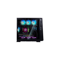 IN WIN skříň 309, mid tower, 1xUSB-C, 2xUSB 3.0, průhledná bočnice, černá