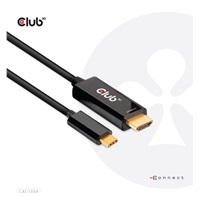 Club3D aktivní kabel HDMI na USB-C, 4K60Hz, 1.8m, M/M