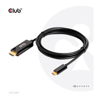 Club3D aktivní kabel HDMI na USB-C, 4K60Hz, 1.8m, M/M