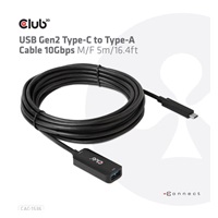 Club3D Kabel USB-C na USB-A, 10Gbps, 5m, M/F