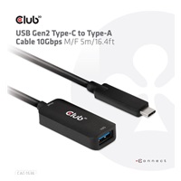 Club3D Kabel USB-C na USB-A, 10Gbps, 5m, M/F