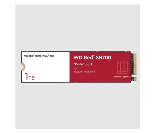WD RED SSD NVMe 1TB PCIe SN700, Geb3 8GB/s, (R:3430/W:3000 MB/s) TBW 2000
