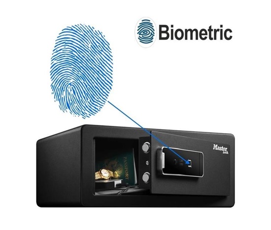 MasterLock LX110BEURHRO velký biometrický trezor