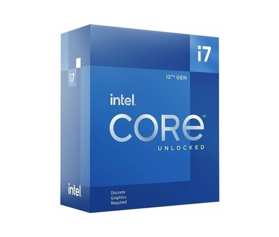 CPU INTEL Core i7-12700KF, 3.60GHz, 25MB L3 LGA1700, BOX (bez chladiče, bez VGA)