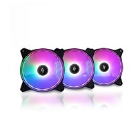 CHIEFTEC RGB větrák NF-3012-RGB, 120x120x25 mm, with 3 pin/ 4pin connector