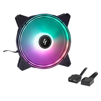 CHIEFTEC RGB větrák NF-3012-RGB, 120x120x25 mm, with 3 pin/ 4pin connector