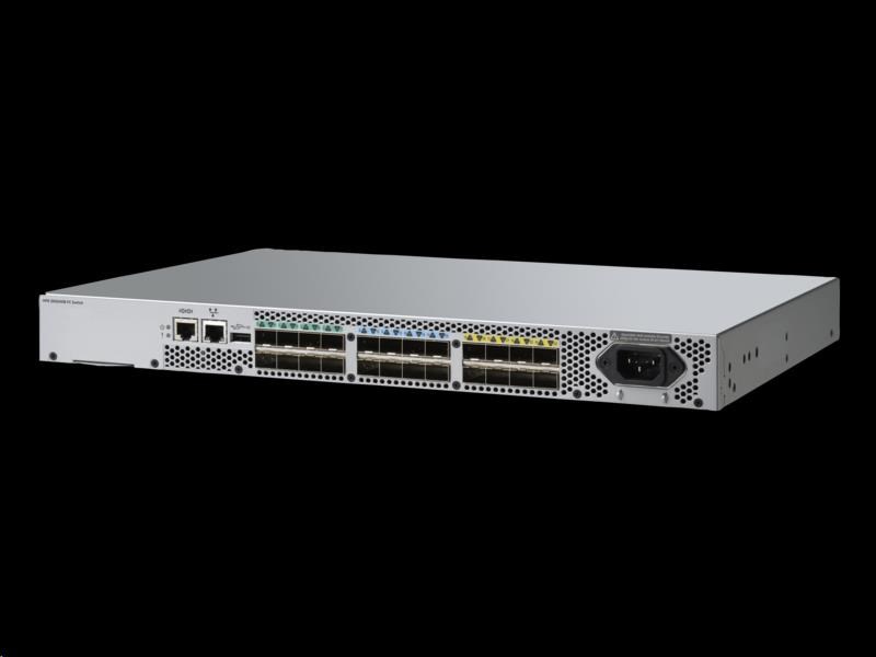 HPE SN3600B 1U RM Fibre Channel Managed Switch 16x32GbFC