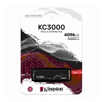 Kingston SSD 4TB (4096GB) KC3000 M.2 2280 NVMe™ PCIe Gen 4 (R 7000MB/s; W 7000MB/s)