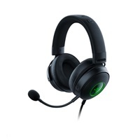 RAZER sluchátka Kraken V3 Hypersense, USB, černá