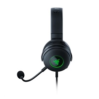 RAZER sluchátka Kraken V3 Hypersense, USB, černá
