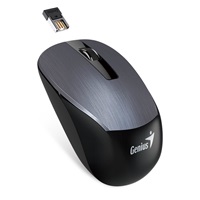 GENIUS myš NX-7015/ 1600 dpi/ Blue-Eye senzor/ bezdrátová/ kovově šedá