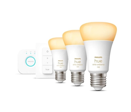 Philips Hue White Ambiance 8W 1100 E27 starter kit