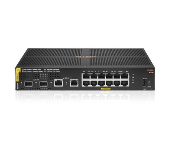 Výprodej Aruba 6000 12G PoE Class4 + 2x1GbE 2x1GSFP 139W Switch