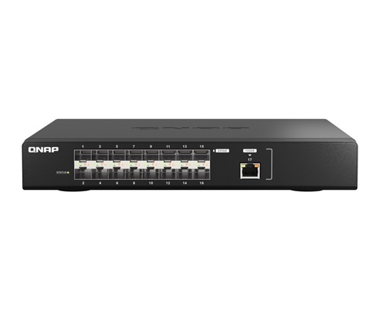 QNAP switch QSW-M5216-1T (16x25GbE SFP28/1x10GbE BASE-T (RJ45)/80W)