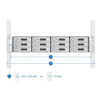 Synology RKS-02 sada posuvných ližin pro RackStation, FlashStation, SA, UC, HD, DP