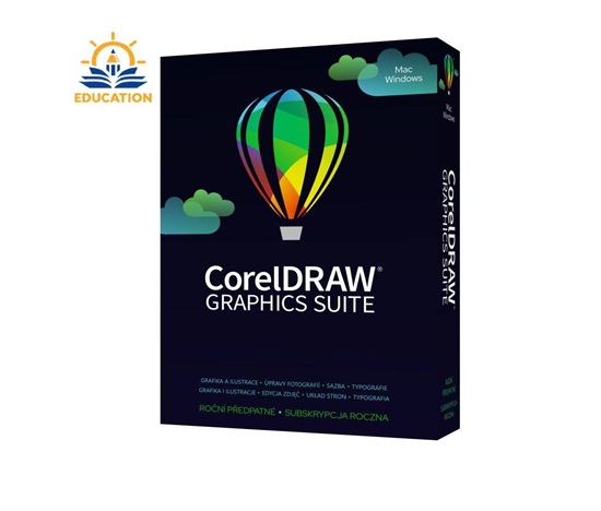 CorelDRAW Graphics Suite Education 365 dní pronájem licence (51-250) (Windows/MAC)