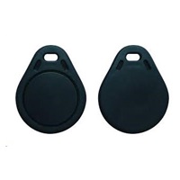 Elatec RFID Mifare čip, přívěsek na klíče, 13,56 MHz, černý - 100 pack