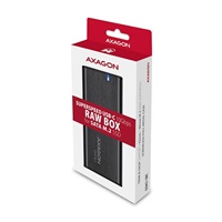 AXAGON EEM2-SBC, USB-C 3.2 Gen 2 - M.2 SATA SSD kovový RAW box, bezšroubkový