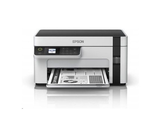 BAZAR - EPSON tiskárna ink EcoTank Mono M2120, 3in1,A4, 1200x2400dpi, 32ppm, USB, Wi-Fi - POŠKOZENÝ OBAL
