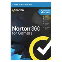 NORTON 360 FOR GAMERS 50GB CZ 1 uzivatel pro 3 zarizeni  na 1 rok ESD