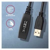 AXAGON ADR-205, USB2.0 aktivní prodlužovací / repeater kabel, 5m POŠKOZEN OBAL