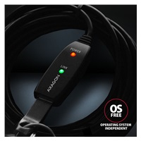 AXAGON ADR-205, USB2.0 aktivní prodlužovací / repeater kabel, 5m POŠKOZEN OBAL