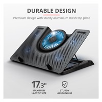 BAZAR - TRUST Stojan na notebook GXT1125 QUNO LAPTOP COOLING STAND