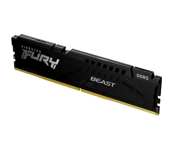 KINGSTON DIMM DDR5 16GB 5600MT/s CL40 FURY Beast Černá