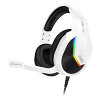 CONNECT IT NEO herní sluchátka s mikrofonem, 1xJack+USB, bílá