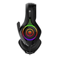 CONNECT IT BIOHAZARD herní sluchátka s mikrofonem, 1xJack+USB, černá