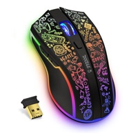 CONNECT IT DOODLE 3 bezdrátová herní myš, černá