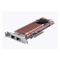 QNAP QM2-2P410G2T rozšiřující karta 2x10GbE, 2xM.2 NVMe 2280 PCIe Gen4x4 pro PC i NAS