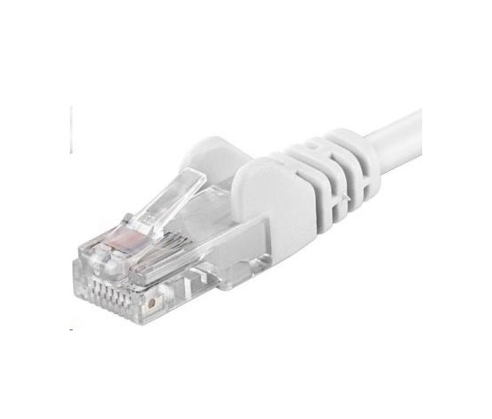 PremiumCord Patch kabel UTP RJ45-RJ45 CAT6 3m bílá