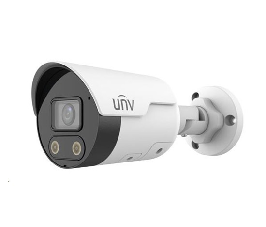 Uniview IPC2124SB-ADF28KMC-I0, 4Mpix, H.265, obj. 2,8mm (101,1°), Mic., Repro, IR 30m, Bílý přísvit, IP67