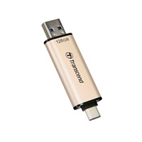 TRANSCEND Flash Disk 128GB JetFlash®930C, TLC, USB 3.2/USB Type C (R:420/W:400 MB/s) černý