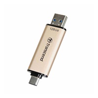 TRANSCEND Flash Disk 128GB JetFlash®930C, TLC, USB 3.2/USB Type C (R:420/W:400 MB/s) černý